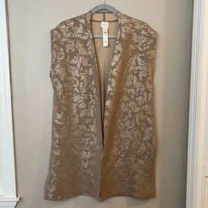 Chico's Reversible Cardigan Sweater Vest